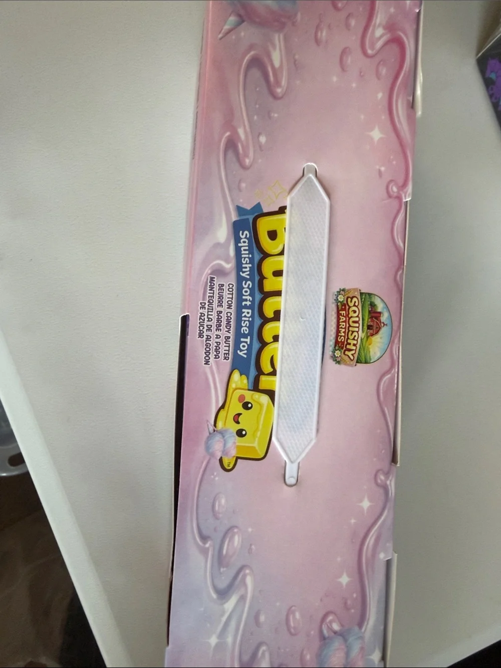 Butter Jumbo Squishy Soft Rise Toy - Lavender Purple cotton candy scented